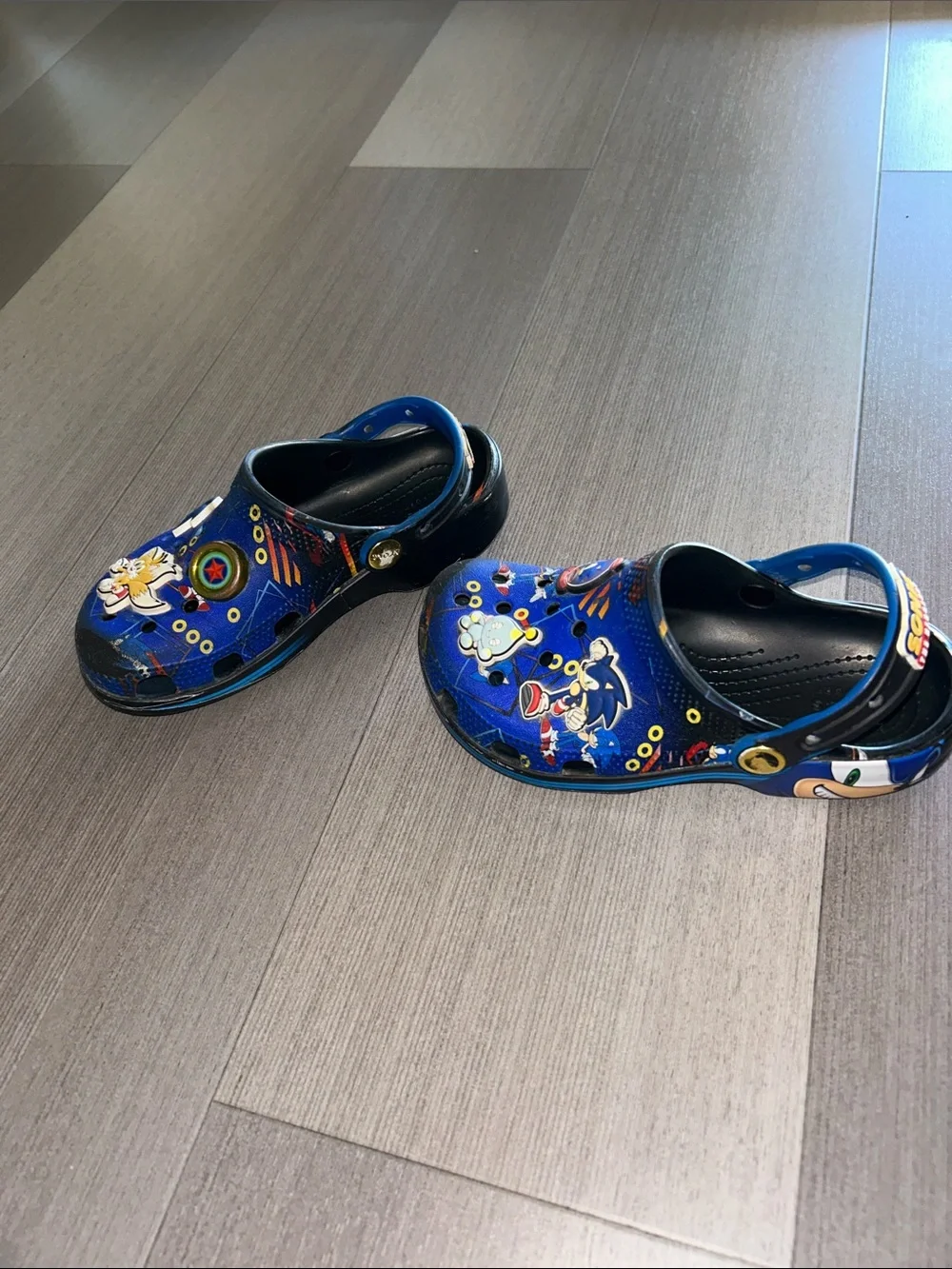 CROCS Kids Blue Sonic Clogs